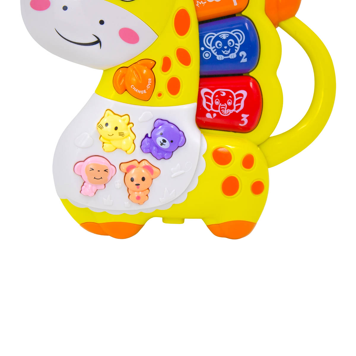 Teclado Piano Musical Bebe Brinquedo Infantil  Som Girafa — imagem 4