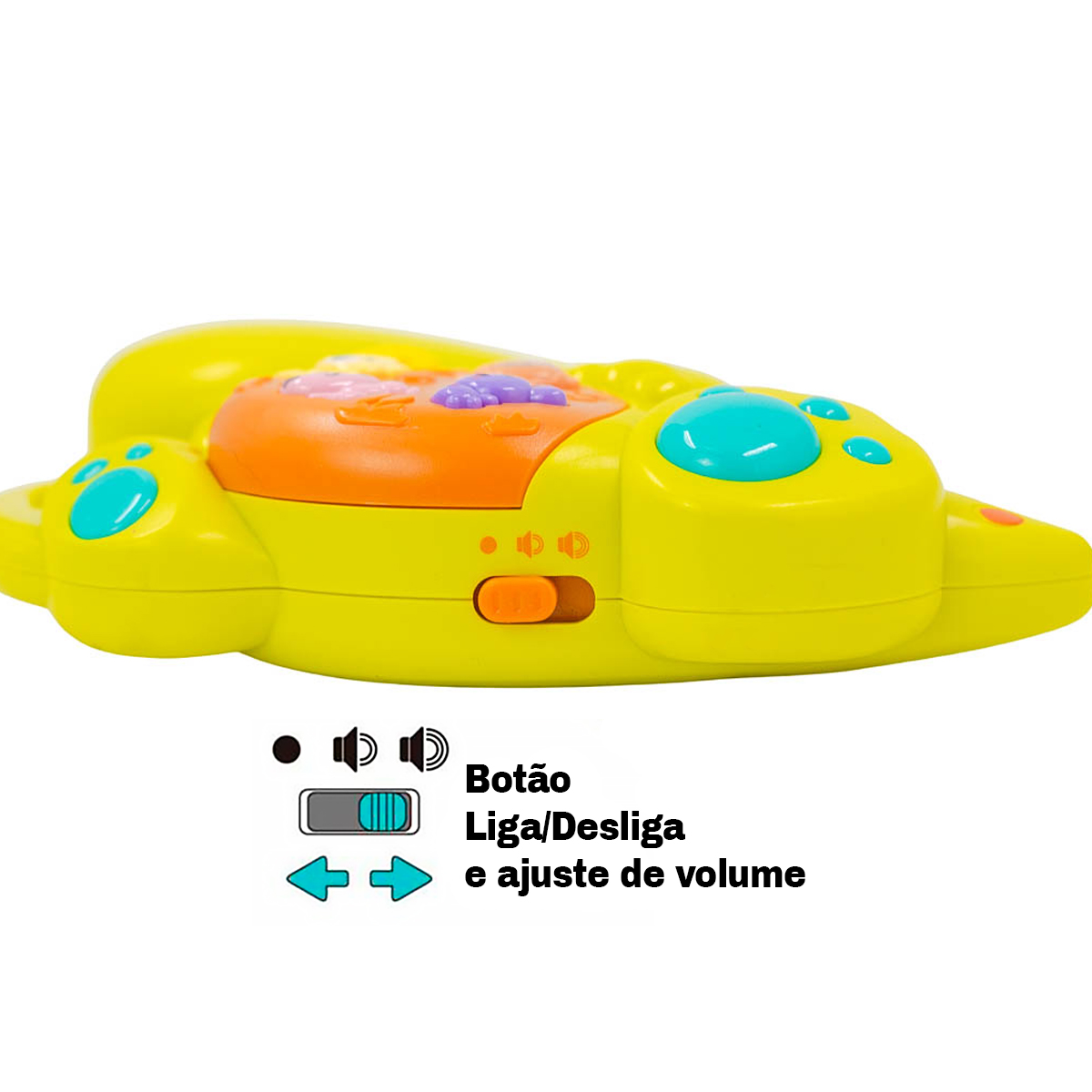 Teclado Piano Musical Bebe Brinquedo Infantil Som Dinossauro — imagem 4
