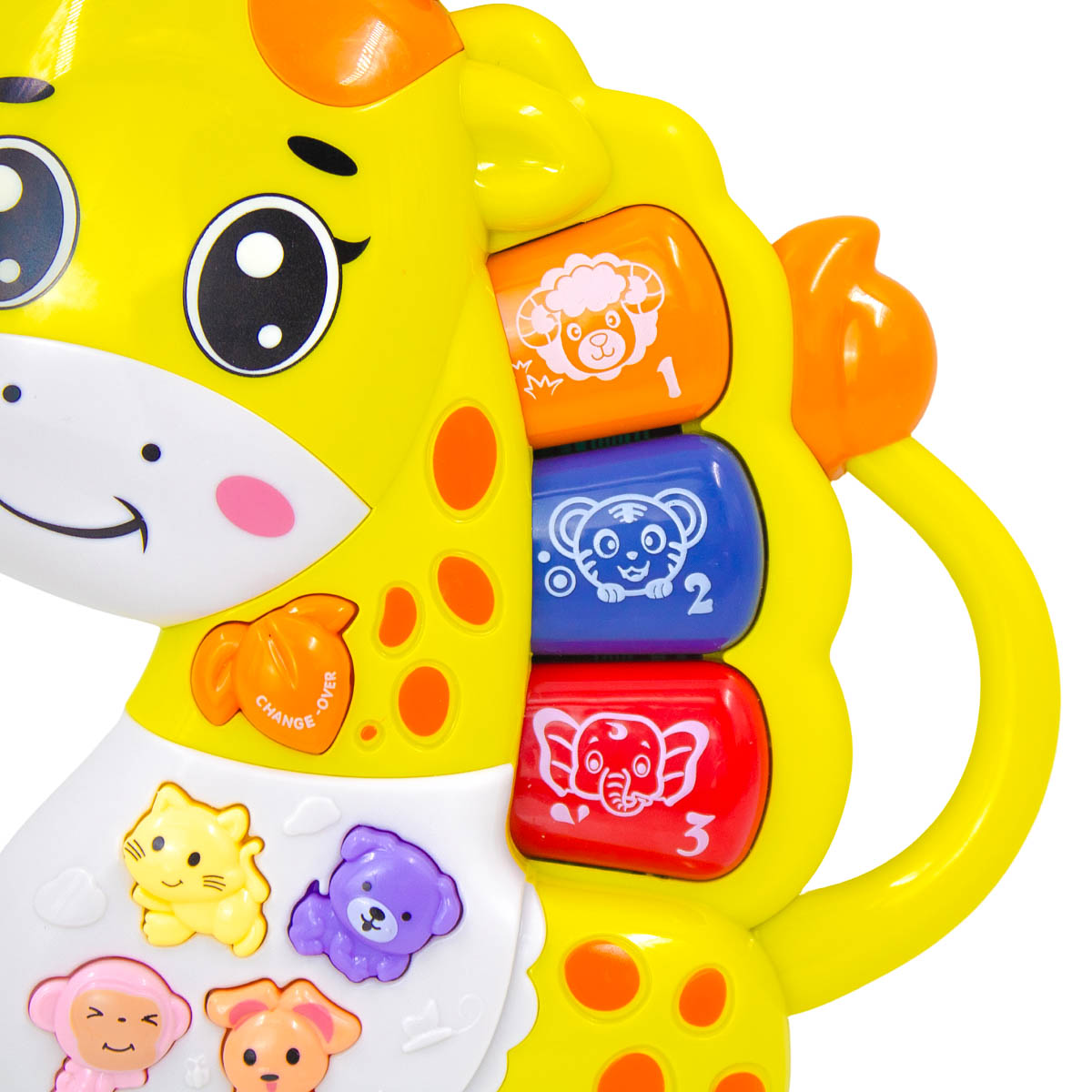 Teclado Piano Musical Bebe Brinquedo Infantil  Som Girafa — imagem 2