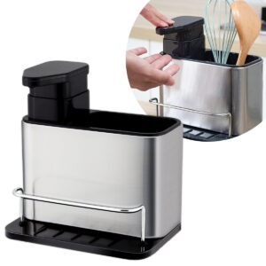 Porta Detergente Dispenser Sabão Inox