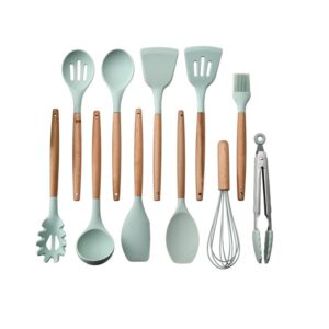 Utensílios de Cozinha - Kit 12 Peças - Cor: Verde