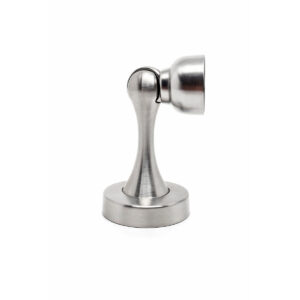 Trava Magnética Batente Porta Aço Inox Fixador Anticolisão