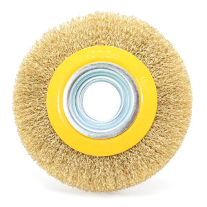 Escova de Aço Circular Ondulada Polimentos Reparos
