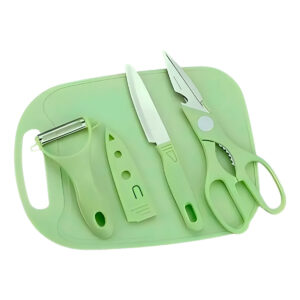 Jogo de Cozinha 4 Utensílios Cor:Verde